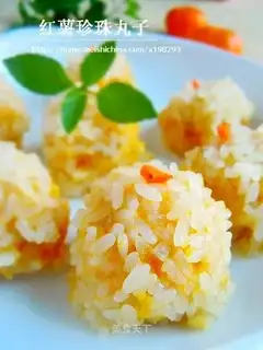 sweet potato pearl meatballs