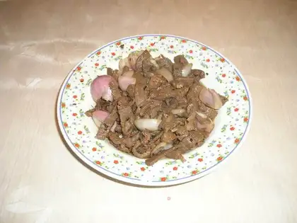 Cumin beef slices