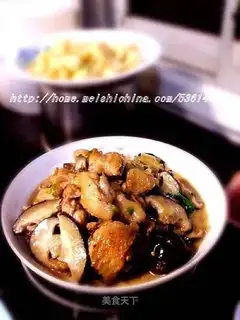 Mushroom chicken wings