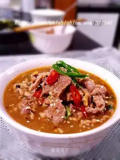 boiled pork slices