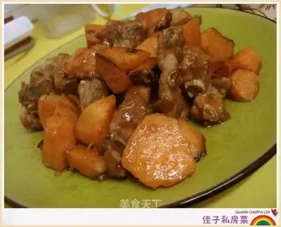 Sweet and sour sweet potato ribs