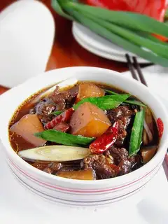 Stewed beef with radish