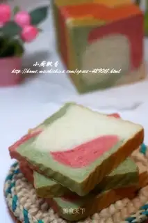 three-color toast