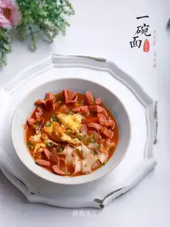 Tomato egg noodles