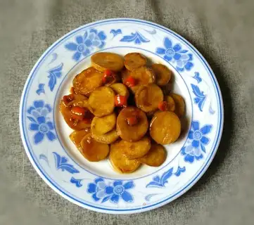 Pepper for the apricot mushrooms