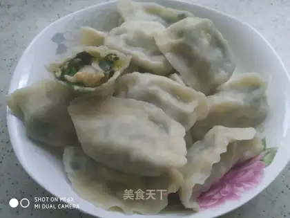 Three fresh dumplings