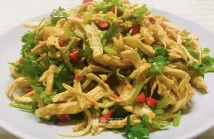 Spicy chicken silk