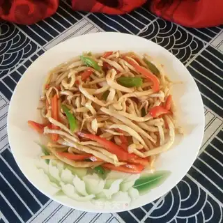 Paprika, white mushrooms