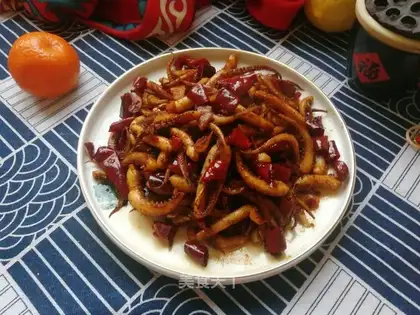 Fired squid