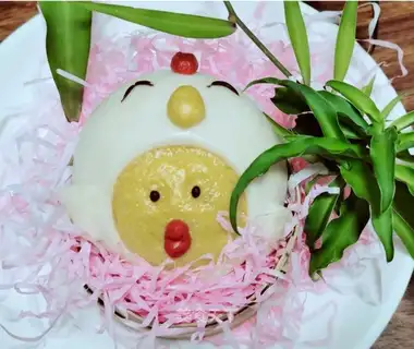 The chicken's like a bean bag