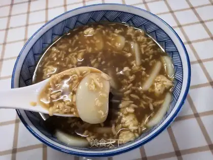 Red sugar and rice