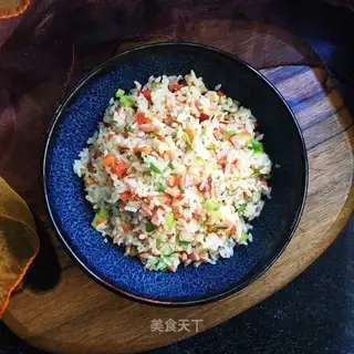 Elbow ham and rice