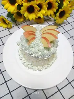 Four-inch birthday cake