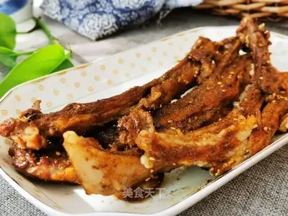Fried lamb chops