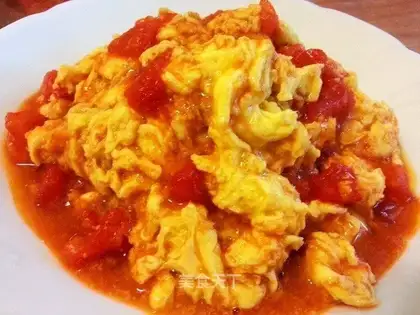 Tomato fried eggs