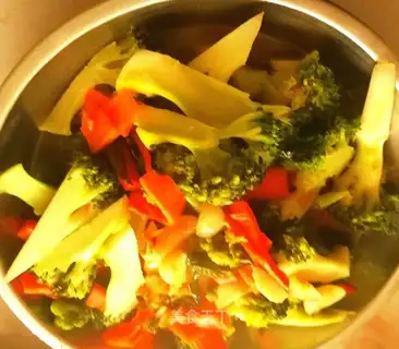 Fried broccoli