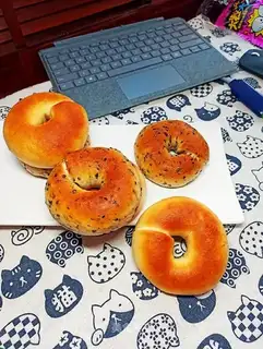 It's black and sesame