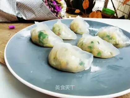 Shrimp veggie crystal dumplings