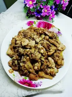 Scrambled chicken