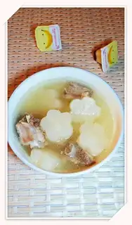 radish bouquet soup