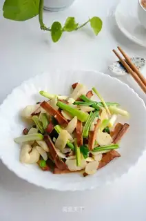 Garlic dry and fried