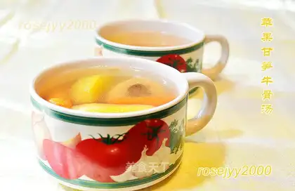 Apple greasy rib soup