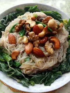 A spinach ginseng fan