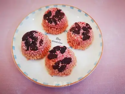 Flamingo rice cake
