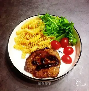 Spiral pasta steak set