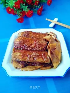 The apricot mushrooms burn fish