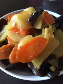 Three-colour fried