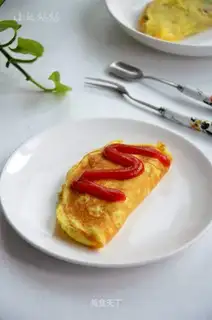 Celery tuna omelet