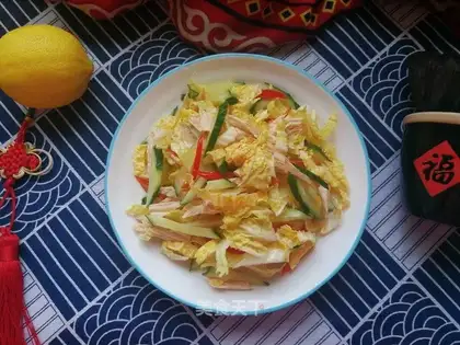 Scrambled with cucumbers