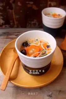 Crab mushrooms steam eggs