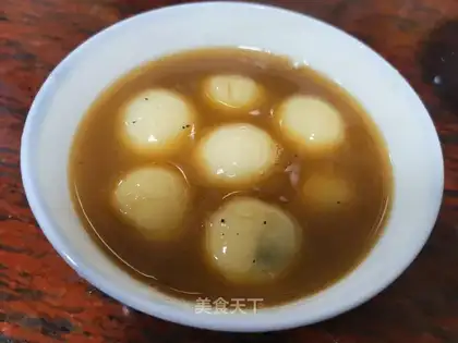 Peanut sesame soup