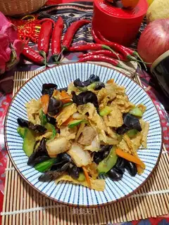 Five flowers and fried bamboo