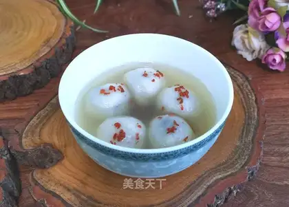 Black sesame peanut walnut soup