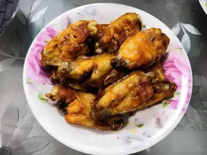 Microwave chicken wings