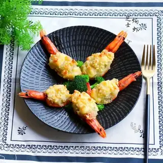 Cheese potato shrimp