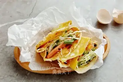 Green bean pancakes