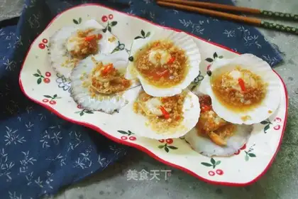 Garlic scallops