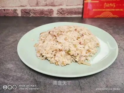 Meatloaf onion fried rice