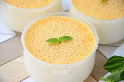 Bean milk pudding