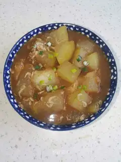 Shrimp-skin-burning melon