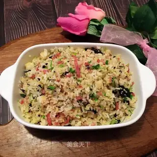 Seat bacon fried rice