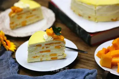 Mango lasagna cake
