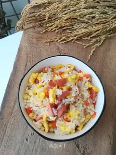 Corn egg fried rice