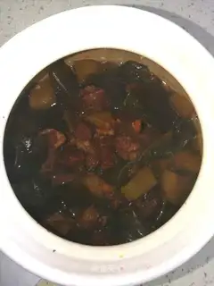 Beef with radish