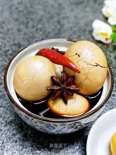 Five spicy tea eggs