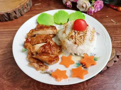 Black pepper chicken leg